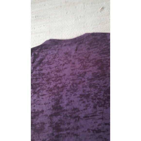 Purple Young Adult Slim T-Shirt Size Medium Lucy Justice Goods Short Sleeve - Picture 5 of 5